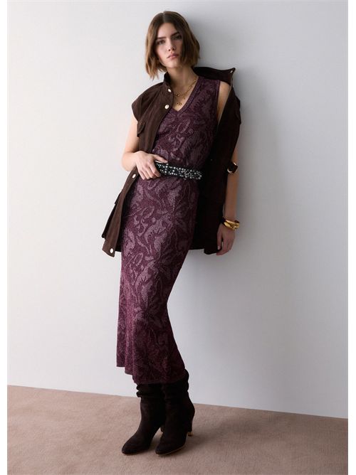 Longuette in pizzo lamé LIU JO | WF6096MA26S/X0786